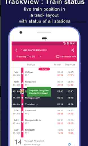 Live Train Running Status App 4