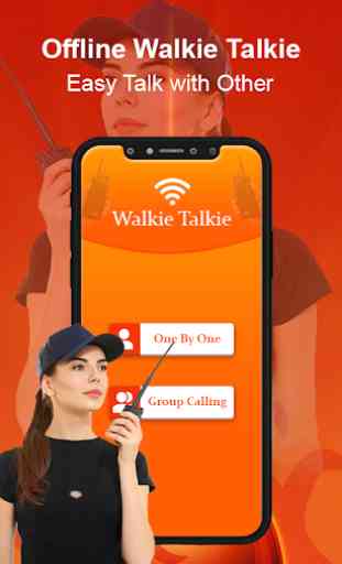 Llamadas en línea sin internet PTT Walkie Talkie 1