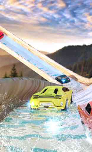 Mega Waterslide Racing Car:super Water park 2