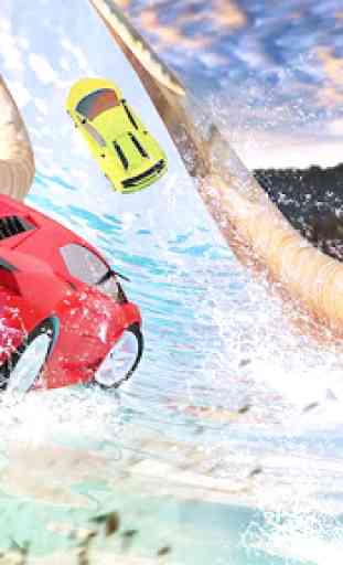 Mega Waterslide Racing Car:super Water park 4