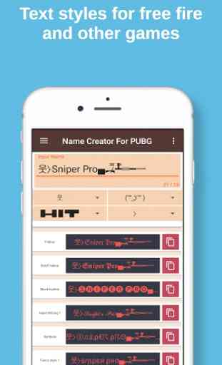 Name creator for pubg pro 2