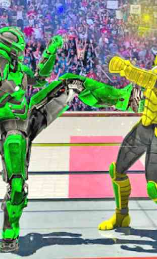 Ninja robot fighting games - robot ring fighting 1