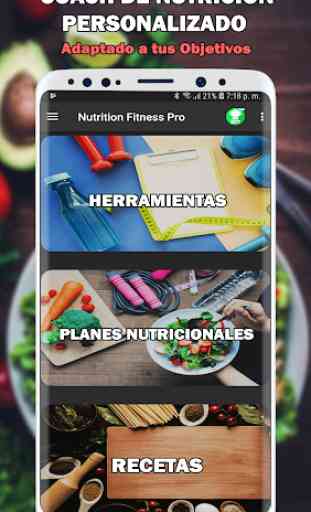 Nutrición y Fitness Coach : Dietas y Recetas 1