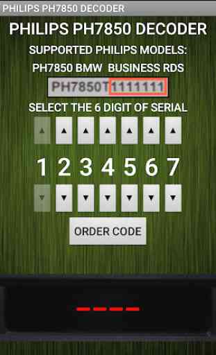 PH7850 Radio Code Decoder 1