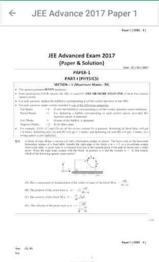Question Mark-JEE Mains and Advance Solved Papers 2