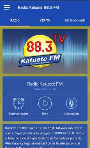 Radio Katueté 88.3 FM 2