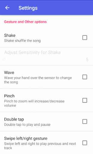 Sensor & Gesture Music Player 2