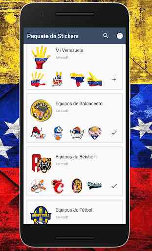 Stickers de Venezuela para WhatsApp 1