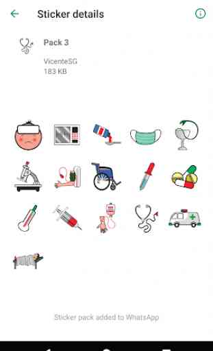 Stickers medicina - Sanidad, enfermería y salud 2