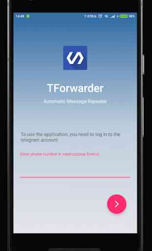 TForwarder - auto message forwarding for telegram 1
