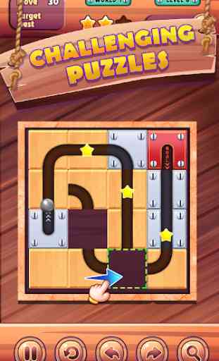 Unroll Ball - Slide Puzzle Game 4