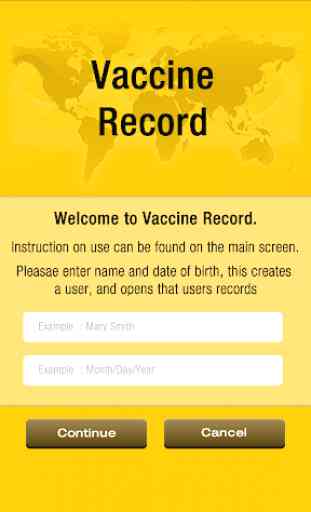 Vaccine Record for Travellers 3