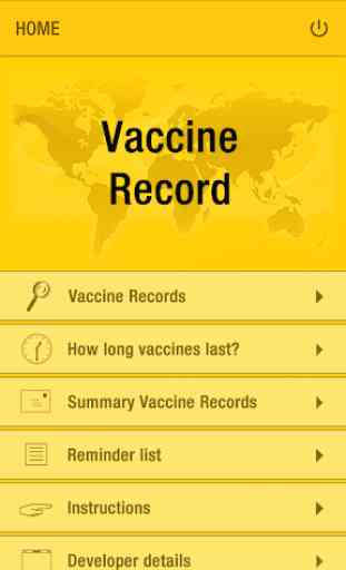 Vaccine Record for Travellers 4