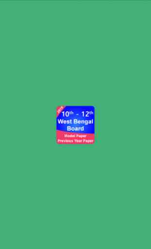 West Bengal Board Sample Paper 1