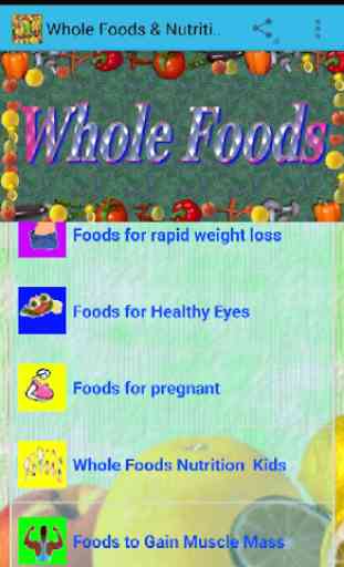 Whole Foods & Nutrition 1
