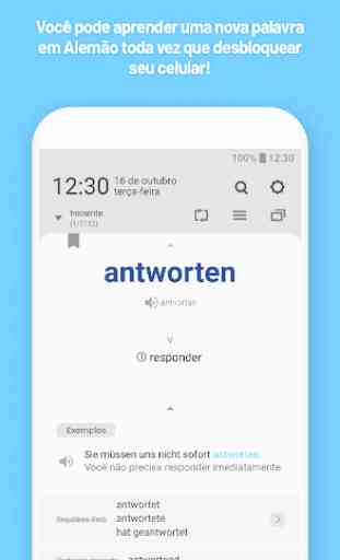 WordBit Alemão (Na tela de bloqueio) 2