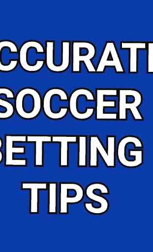 Accurate Soccer Betting Tips. 1