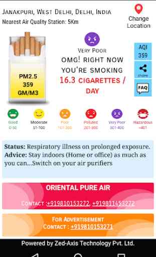 Air Quality : Smoke-O-Meter 2