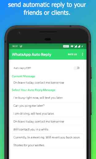Auto Reply for WA Messages 4