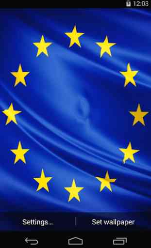 bandera de la Unión Europea 1