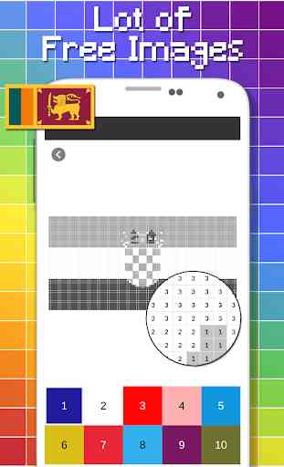Banderas de color por número - Pixel Art 2
