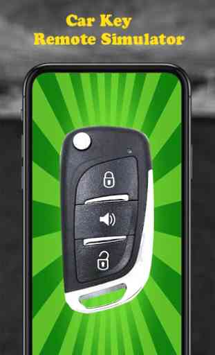 Car Lock Key Remote Control: Car Alarm Simulator 3