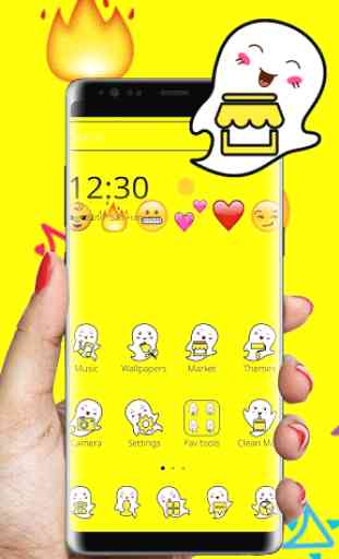 Cartoon Yellow Elfin Emoji Theme 2