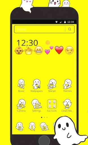 Cartoon Yellow Elfin Emoji Theme 3