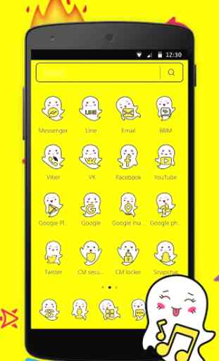 Cartoon Yellow Elfin Emoji Theme 4