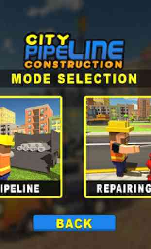 City Pipeline Construction Work: Juego de 2