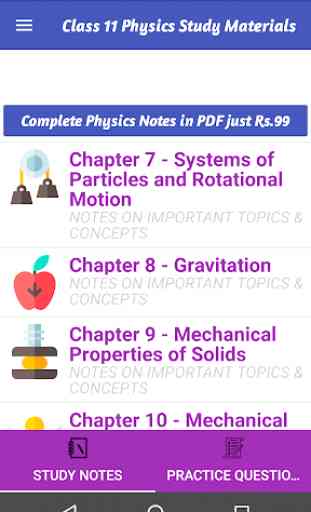 Class 11 Physics Study Materials & Notes 2019 2