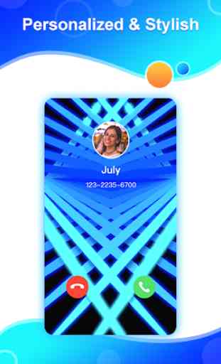 Colorful Phone Call Screen-Screen Themes&LED Flash 1