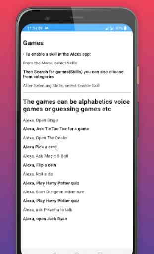 Commands for Alexa 2