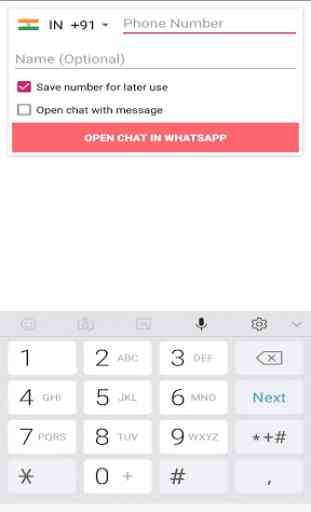 Direct Chat for WhatsApp :Chat Without Save Number 1