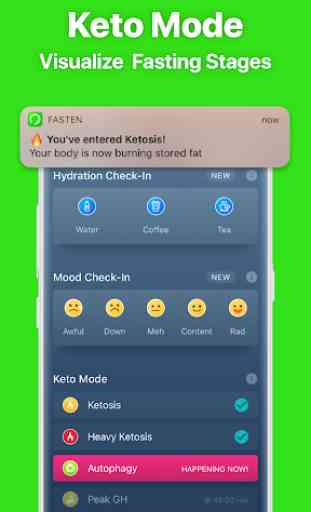 Fasten - Fasting Tracker Free. Zero Carb Diet 4