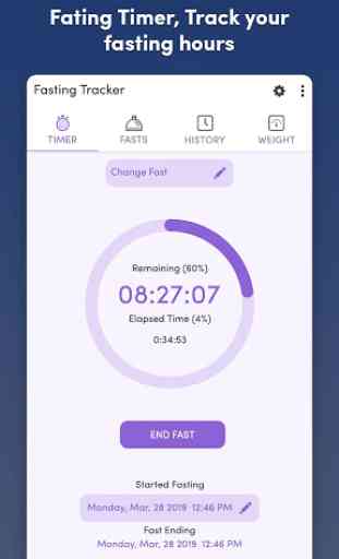 Fasting Tracker - Track your fast 4