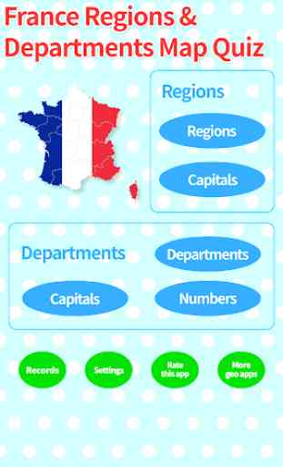 France Regions & Departments Map Quiz 4