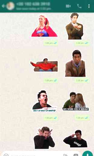 Friends TV Pegatinas / Stickers for WhatsApp 4