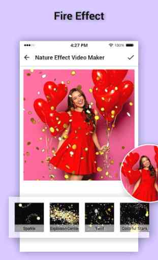 Glitter Photo Effect Video Maker with Music 4