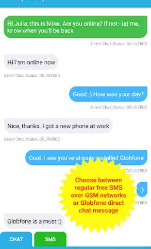 Globfone SMS Messenger 1