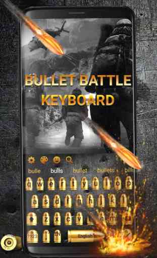 Gunnery Bullet Battle Keyboard Theme 1