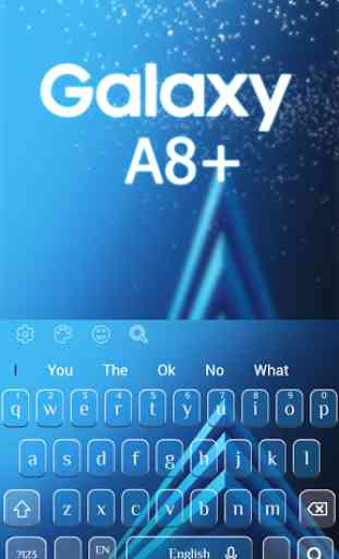 Keyboard for Samsung galaxy A8+ 2