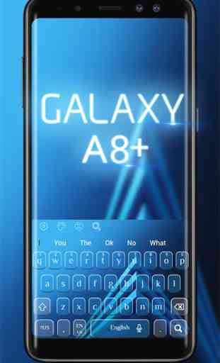 Keyboard for Samsung galaxy A8+ 4