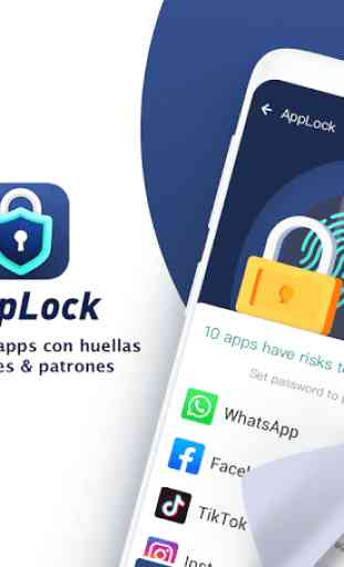 Lock App & Galería, Huella digital & PIN, iAppLock 1