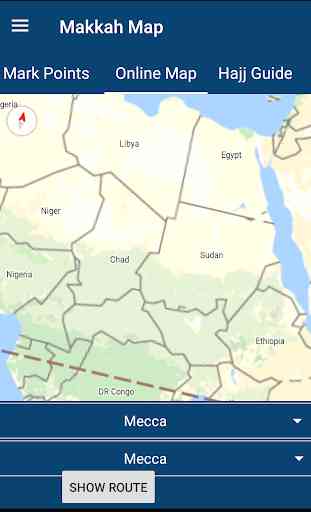 Mapa de Makkah y guía de Hajj 4