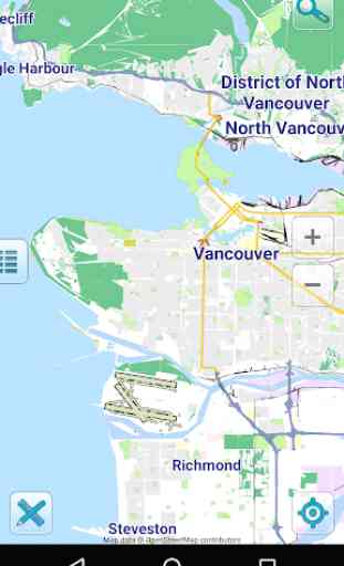 Mapa de Vancouver offline 1