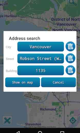 Mapa de Vancouver offline 3