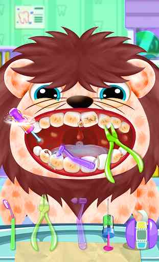 Mascota Dentista Médico Cuidado: Dental Juegos 2