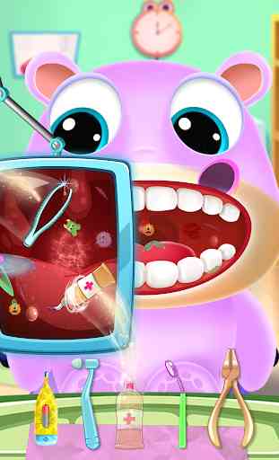 Mascota Dentista Médico Cuidado: Dental Juegos 3