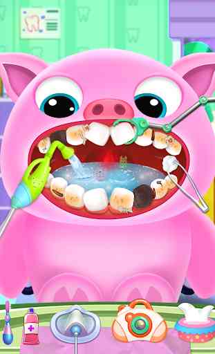 Mascota Dentista Médico Cuidado: Dental Juegos 4